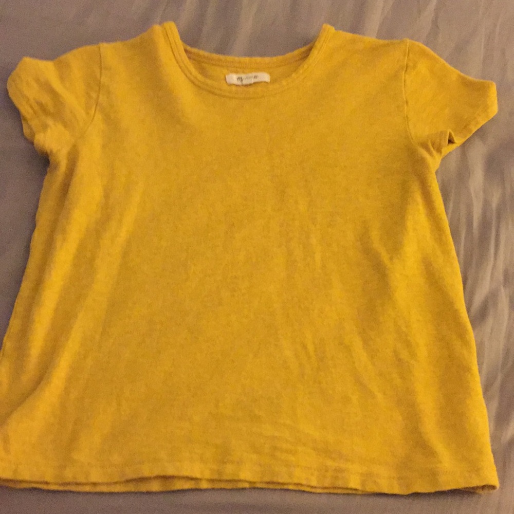 Madewell Yellow Tee